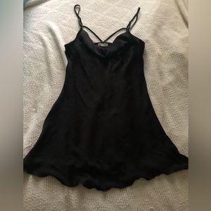 Free people black slip dress size xs